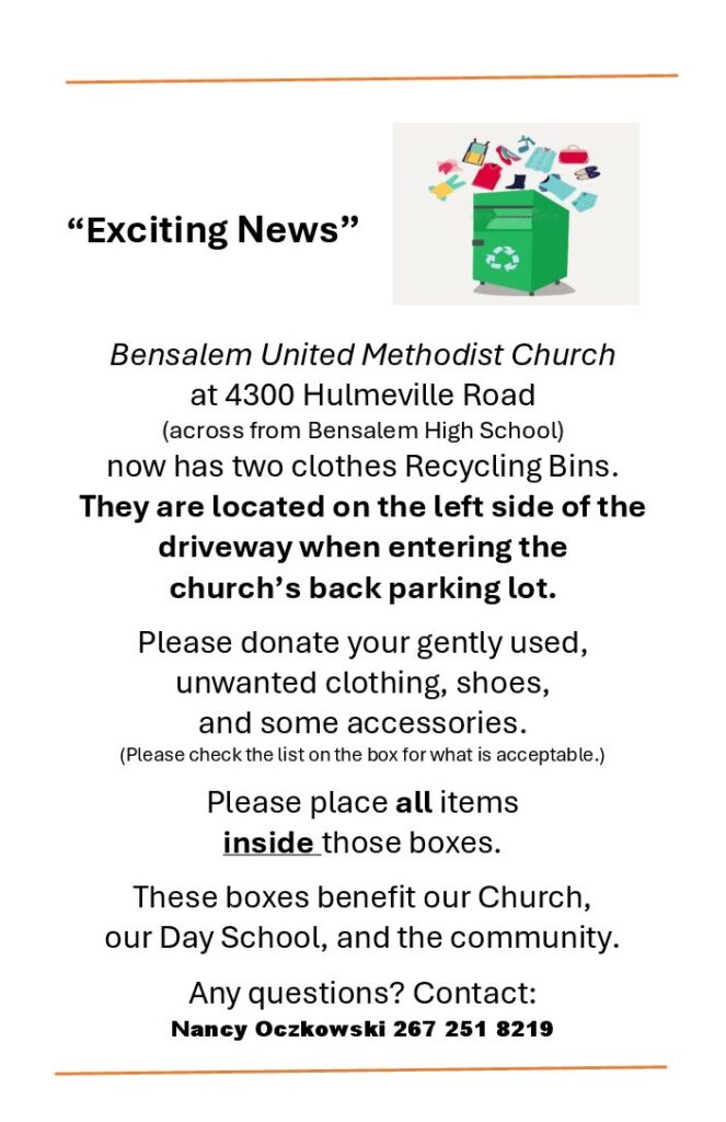 Clothing Drive